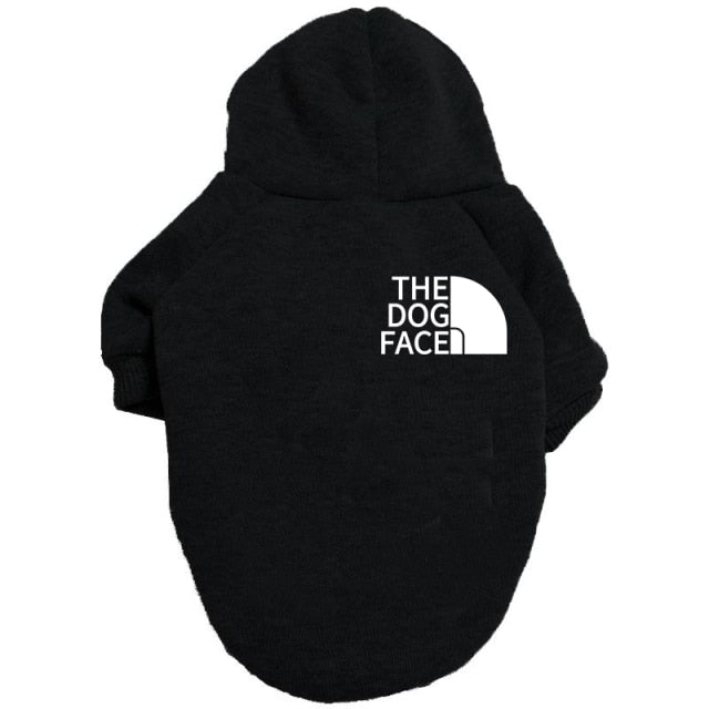 Designer Pet Dog Clothes Sweater, Four Seasons Medium and Large Dog Hoodie The Dog Face Labrador French Bulldog Jacket Clothing