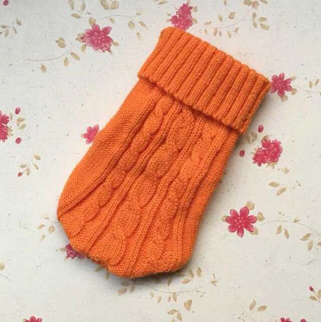 Pet Dog Cat Clothing Winter Autumn Warm Cat Knitted Sweater Jumper Puppy Pug Coat Clothes Pullover Knitted Shirt Kitten Clothes