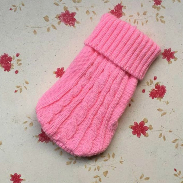 Pet Dog Cat Clothing Winter Autumn Warm Cat Knitted Sweater Jumper Puppy Pug Coat Clothes Pullover Knitted Shirt Kitten Clothes