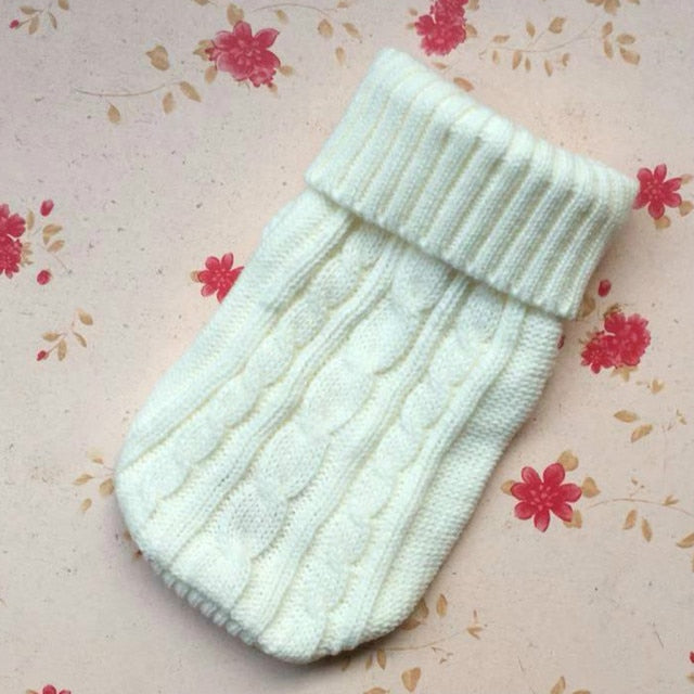 Pet Dog Cat Clothing Winter Autumn Warm Cat Knitted Sweater Jumper Puppy Pug Coat Clothes Pullover Knitted Shirt Kitten Clothes