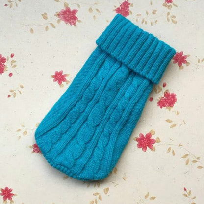 Pet Dog Cat Clothing Winter Autumn Warm Cat Knitted Sweater Jumper Puppy Pug Coat Clothes Pullover Knitted Shirt Kitten Clothes